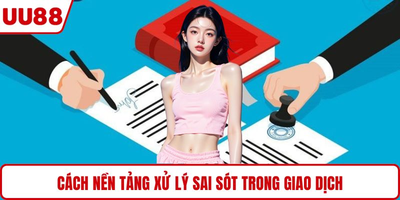 Cách nền tảng xử lý sai sót trong giao dịch